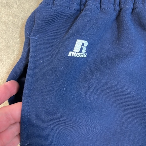 Boys Russell Athletic navy sweat pants size YL - Picture 2 of 5